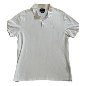 The Kooples Paris Mens Pique Cotton Logo Polo Shirt Sz L Preppy Classic